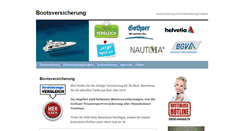 Desktop Screenshot of bootsversicherung.net